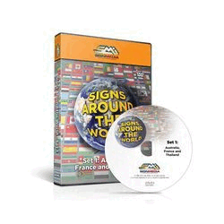 Signs Around the World Country Set #1 Australia, France & Thailand - DVD