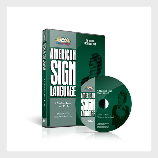 American Sign Language: A Student Text; Units 19-27 - DVD